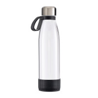 black, silver, clear