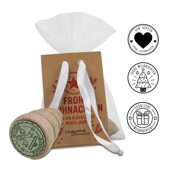 Holz & Herz Festtagsstempel