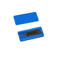 Solid black, Blue