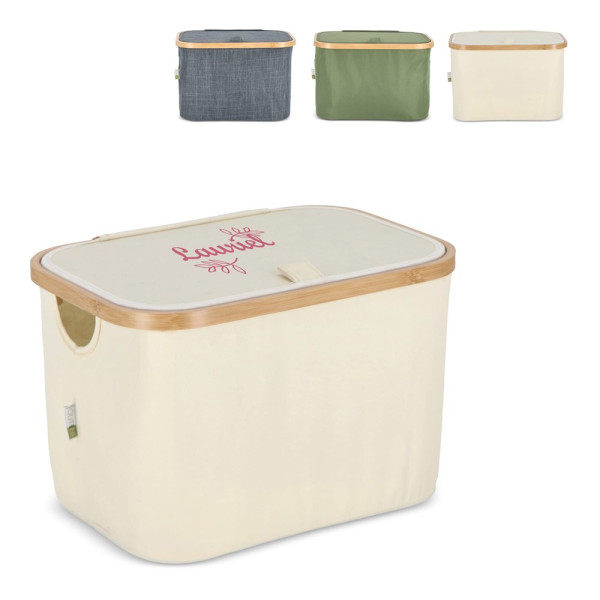 InSideOut faltbarer Korb mit Deckel Sogne 38 x 26 x 25cm rPET