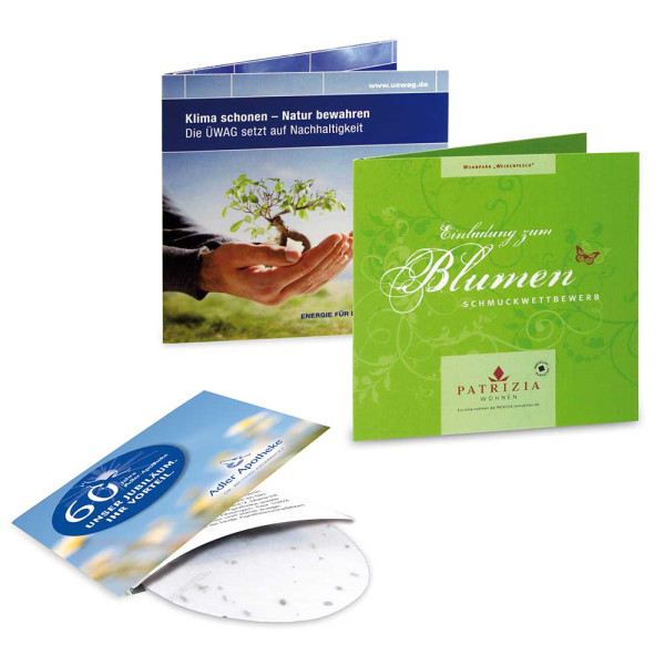 Green-Card mit Samen