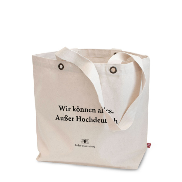 Schwere Baumwolltasche mit Bodenfalte – LAGOS
