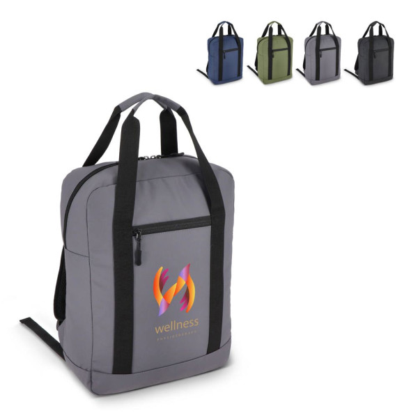 PU-beschichteter R-PET 600D Rucksack 27,5 x 12 x 37,5 cm 12 l