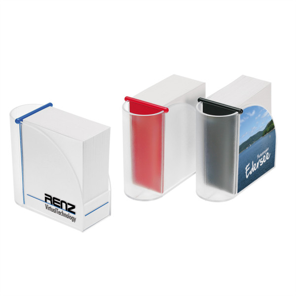 Zettelbox mit Köcher 