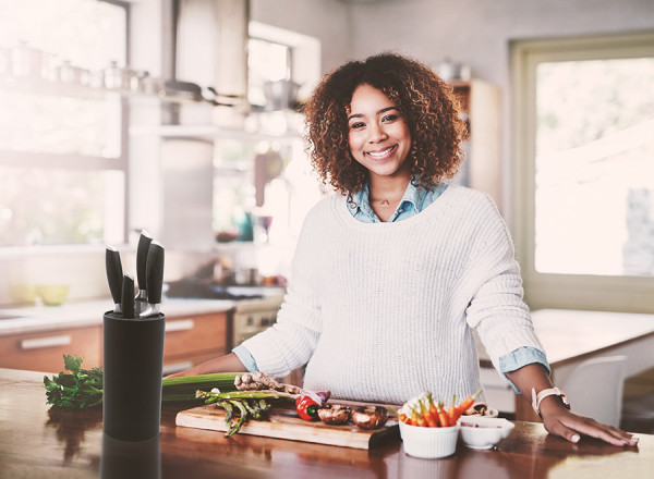 Set mit 4 Küchenmessern 'Roma'