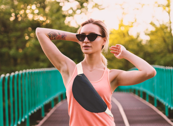Gürteltasche 'Malaga', Polycotton Mitternachtsblau