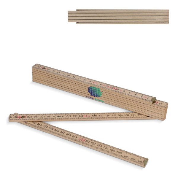 Zollstock 2m Premium natur