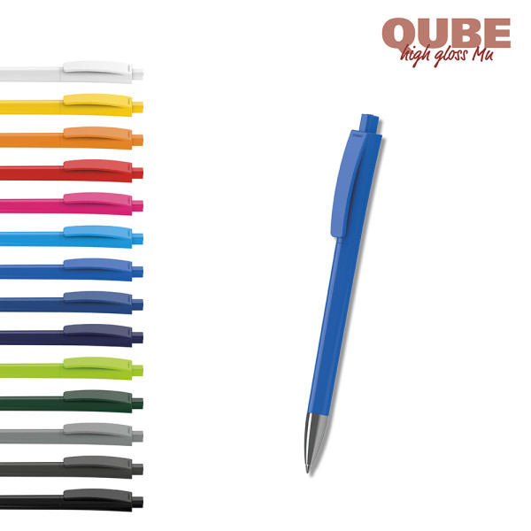 Klio-Eterna - Qube high gloss Mn - Druckkugelschreiber
