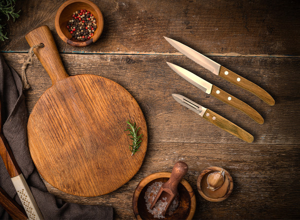 Set mit 3 Küchenmessern 'Napoli'