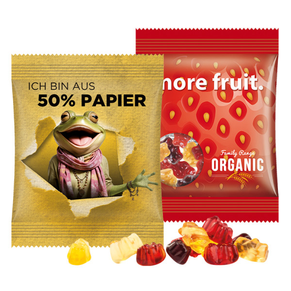 Minitüte 10 g Trolli 30% Fruchtsaft Bärchen