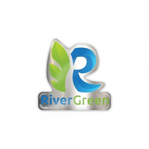 Doming Sticker, Standard glue, Silver gloss