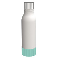 hellblau, silber, weiß