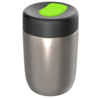 black, silver, light green